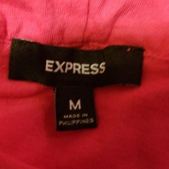 EXPRESS sleeveless hot pink tunic - Picture 5 of 6